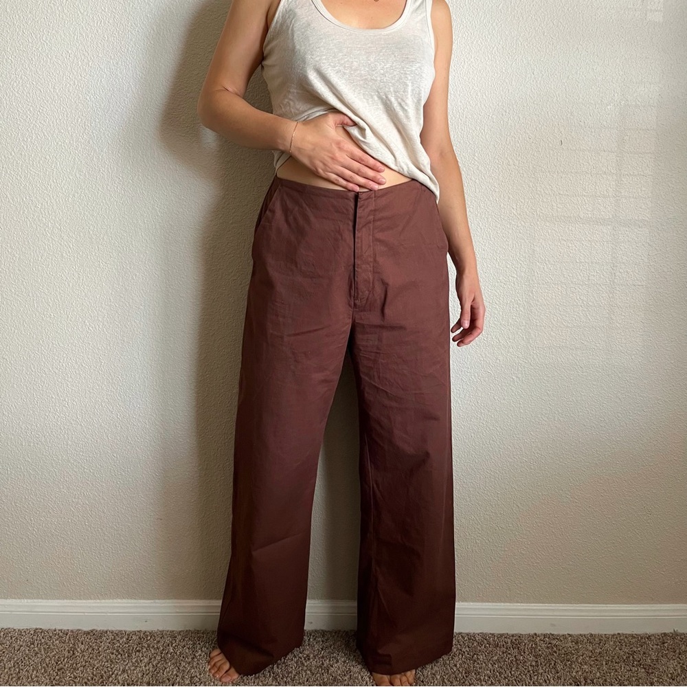 SOLD brown abercrombie cotton pants